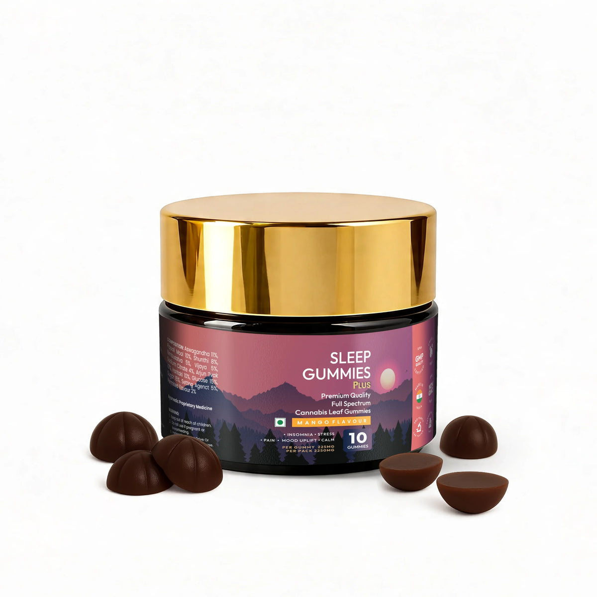 Polyherbs Sleep Plus CBD:THC Gummies