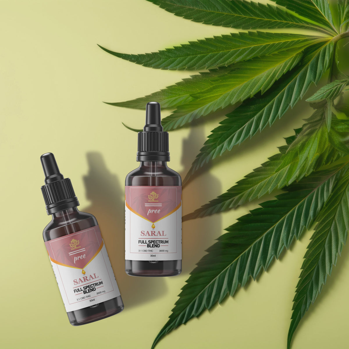 Pree Saral 3:1 CBD:THC Full Spectrum Blend 3000mg 