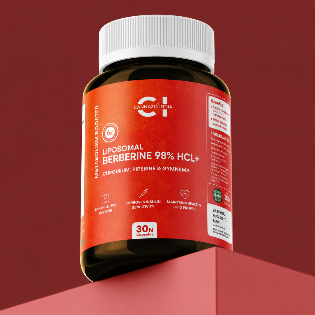 Cannazo India Liposomal Berberine 98% HCl+ Capsules