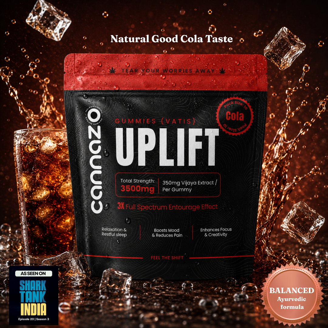 Cannazo India Uplift Gummies (Vatis) – 350mg Cola