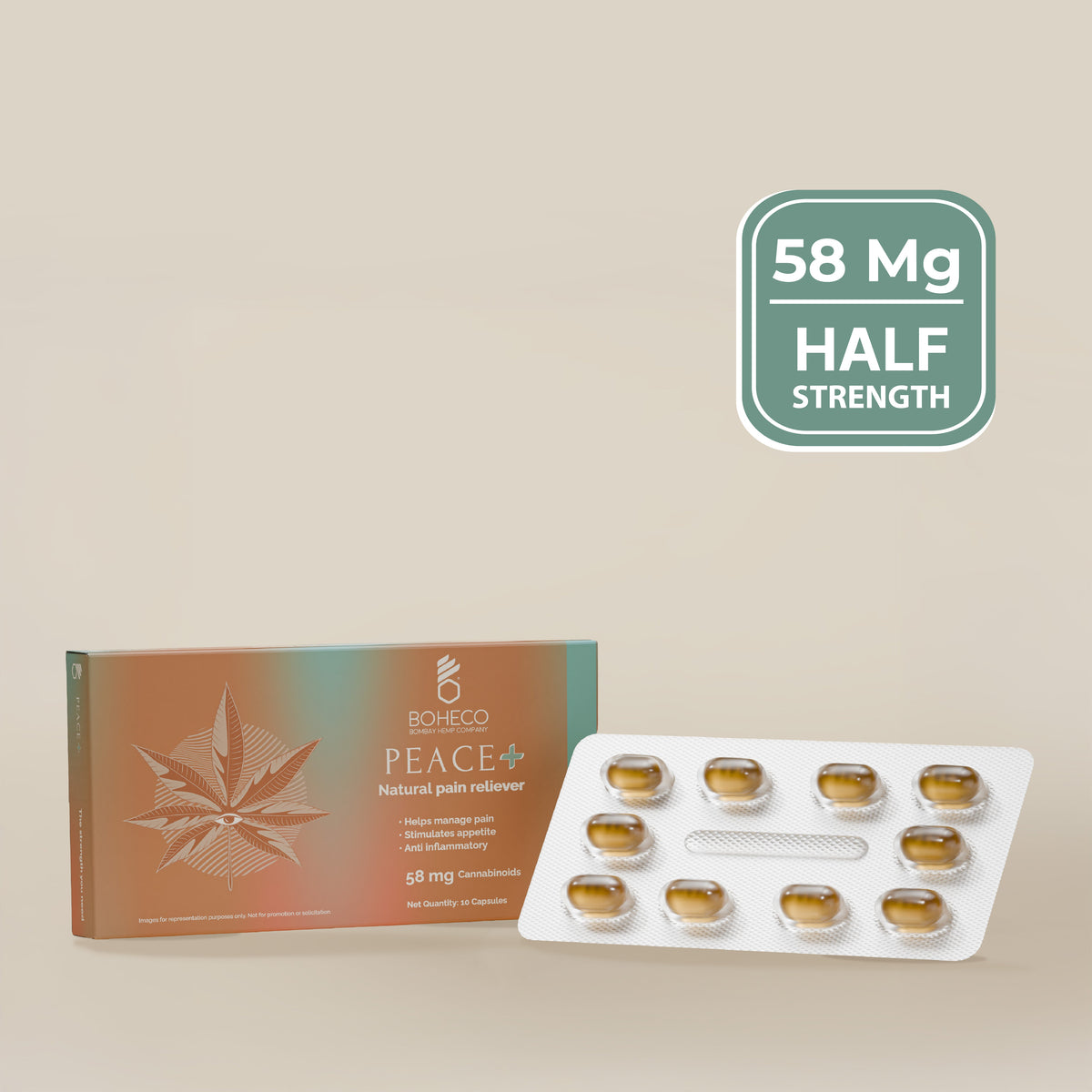 Peace ✚ Softgel Capsules for Mild Chronic &amp; Neuropathic Pain