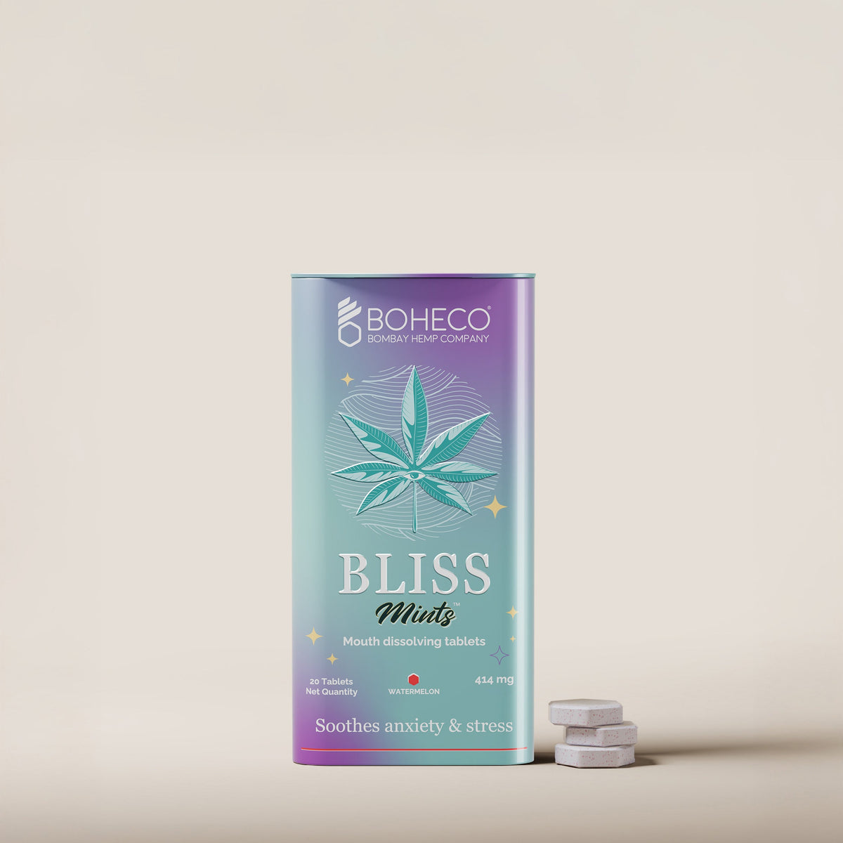 Boheco BLISS Mints Anxiety Relief &amp; Focus Mints
