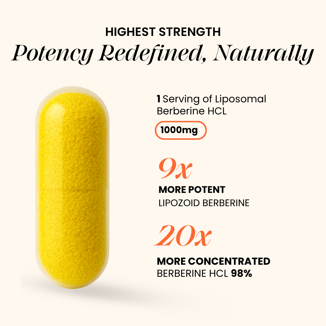 Cannazo India Liposomal Berberine 98% HCl+ Capsules
