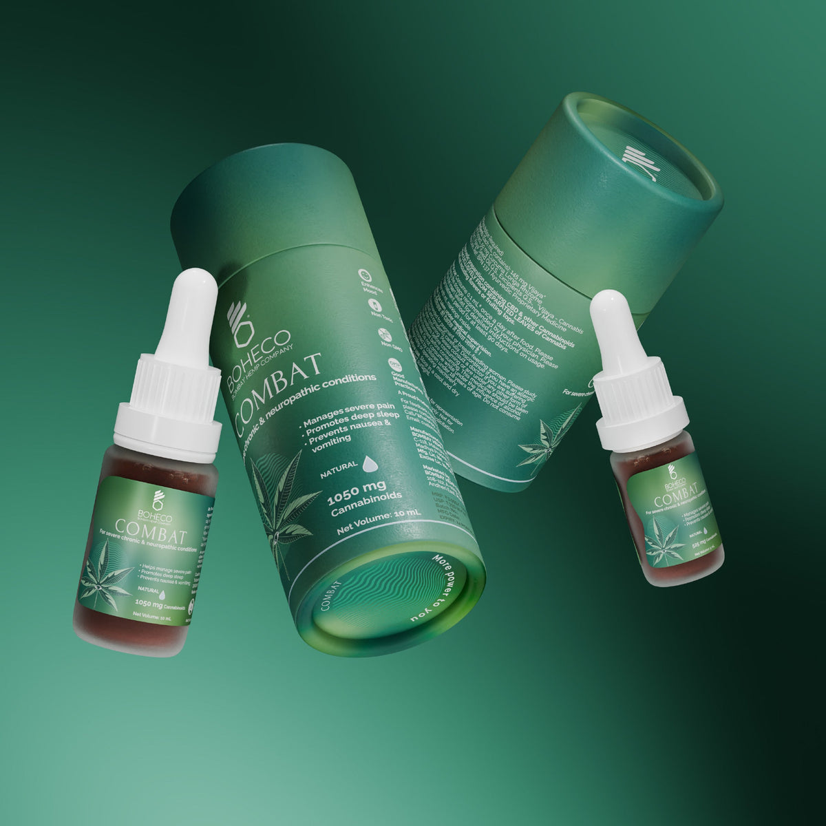 BOHECO COMBAT (THC 60mg/ml : CBD 30mg/ml) - For severe chronic and neuropathic pain