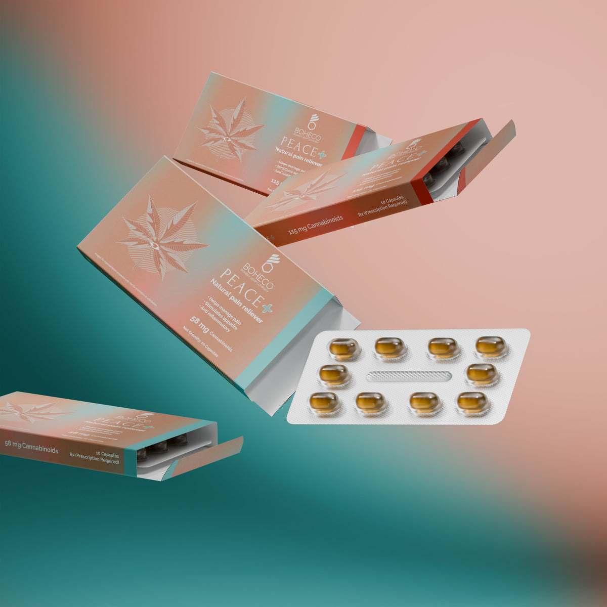 Peace ✚ Softgel Capsules for Mild Chronic &amp; Neuropathic Pain