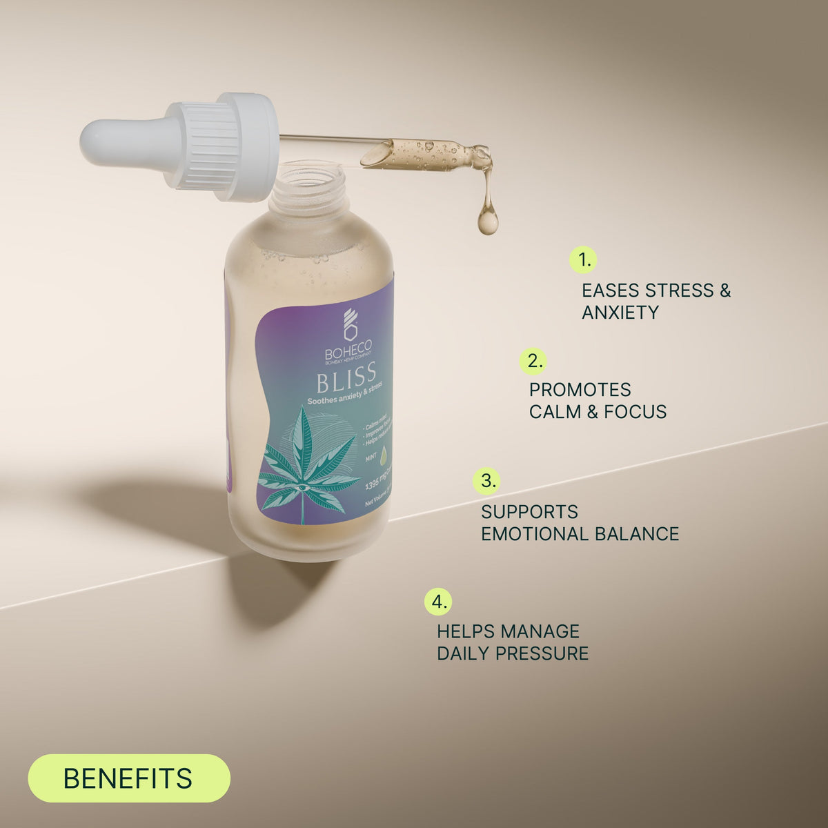 BOHECO BLISS SOOTHES ANXIETY & STRESS - 10ml
