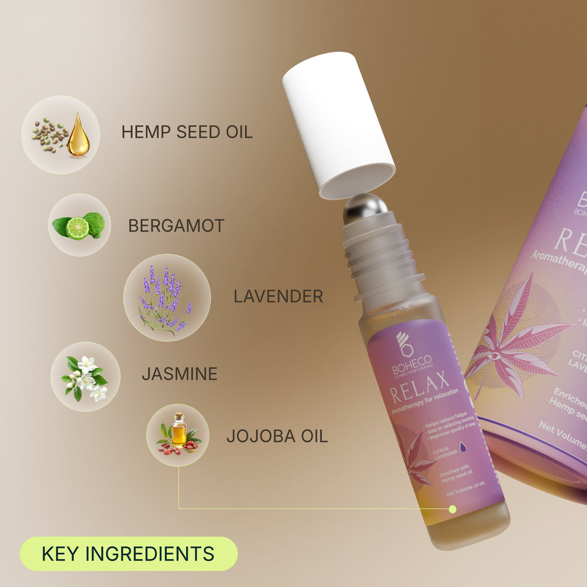 BOHECO RELAX Aromatherapy Roll-On