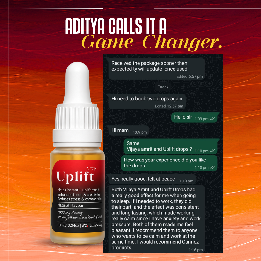 Cannazo - Uplift Drops – THC Dominant – Mood Lifters - 10ml