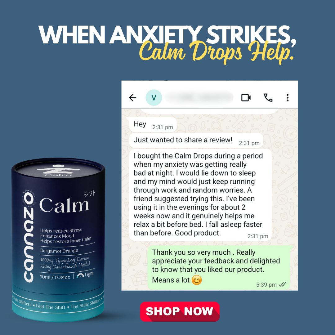 Cannazo India Calm Drops CBD Dominant – Morning Bless 10ml