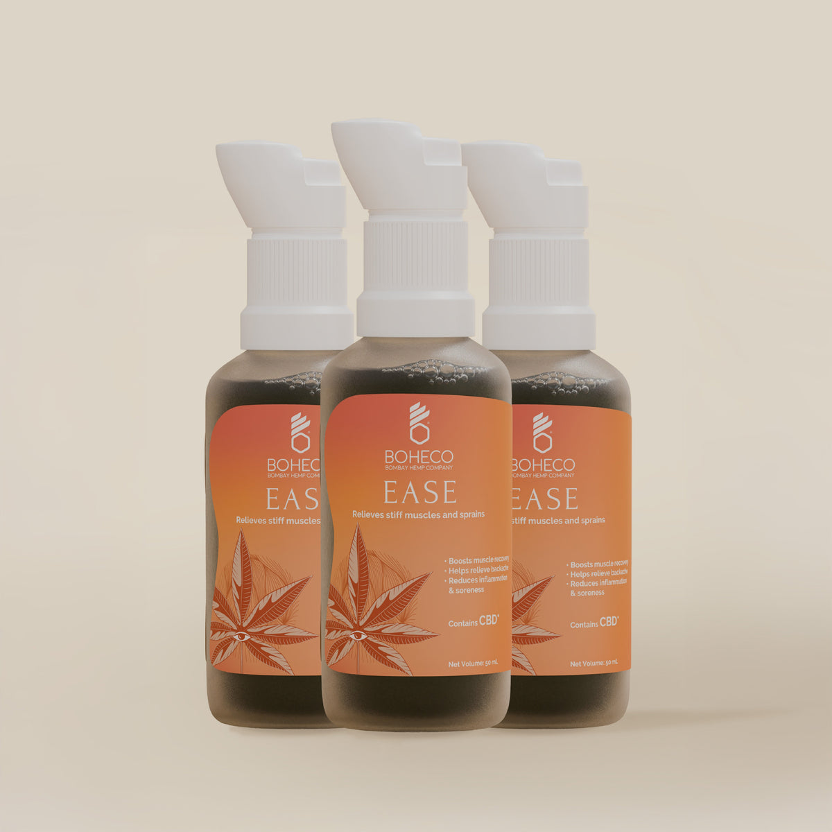 Boheco Ease Relieves Stiff Muscles and Sprains