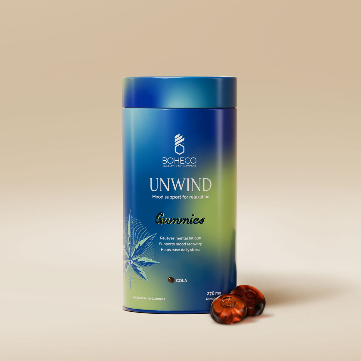 BOHECO - UNWIND - Relaxation & Mood Support Gummies