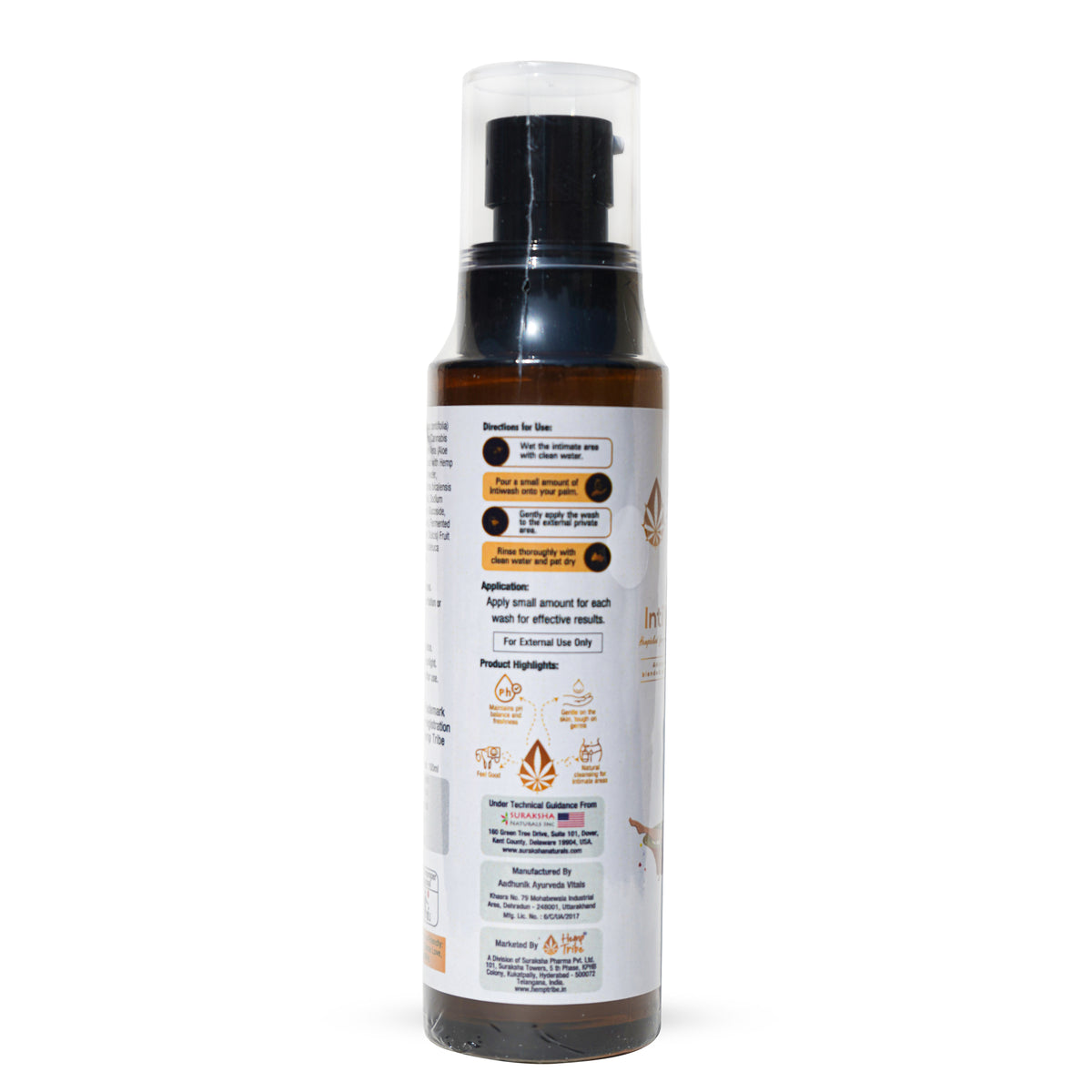 Hemp Tribe IntiWash Blended with Herbal Hemp