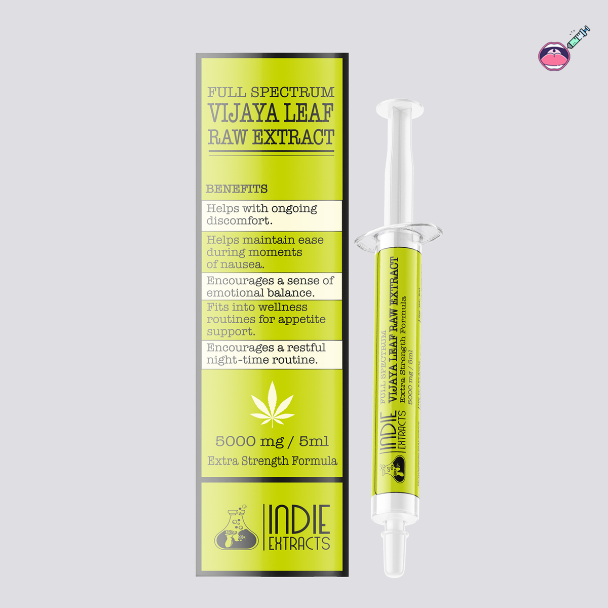 Indie Extracts Full Spectrum Hemp Leaf Raw Extract 5000MG