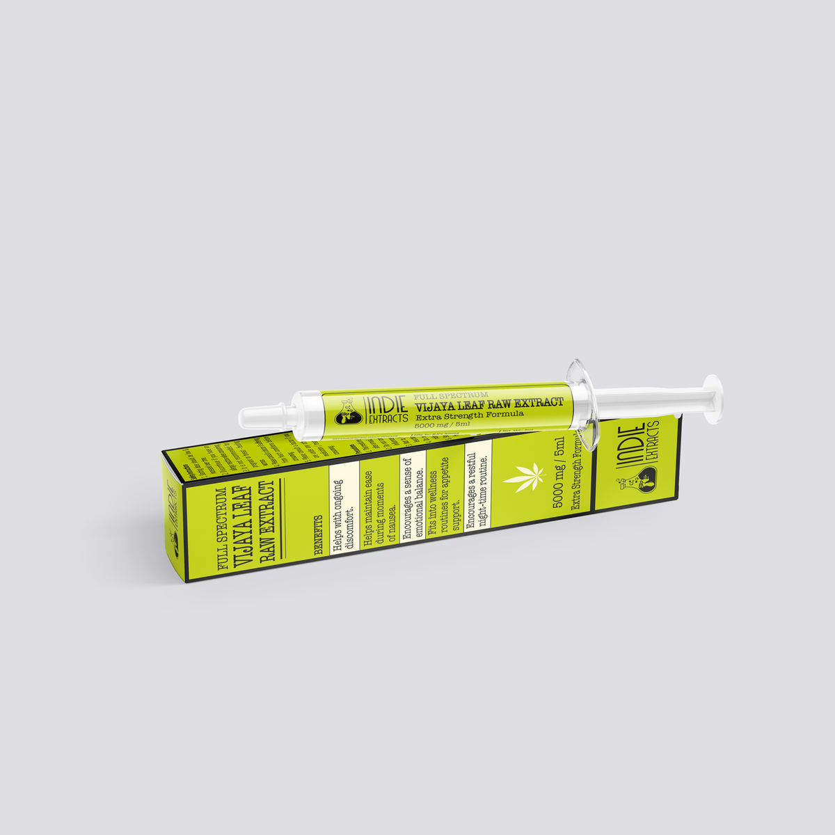 Indie Extracts Full Spectrum Hemp Leaf Raw Extract 5000MG