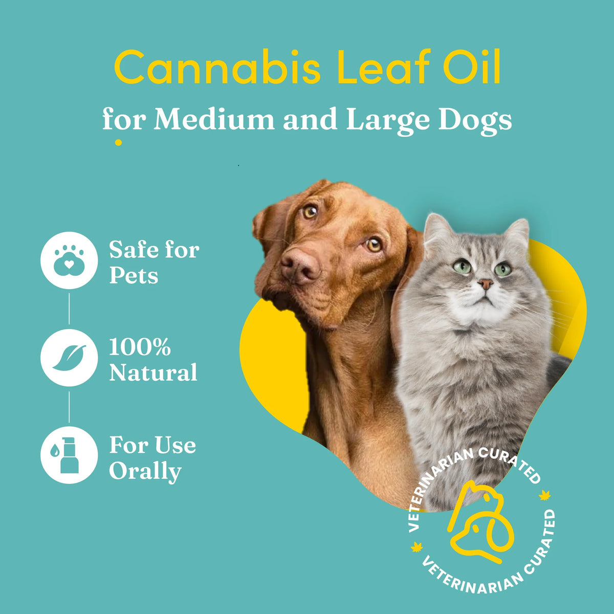 Vedic Tails Full Spectrum Cannabis leaf extract for pets