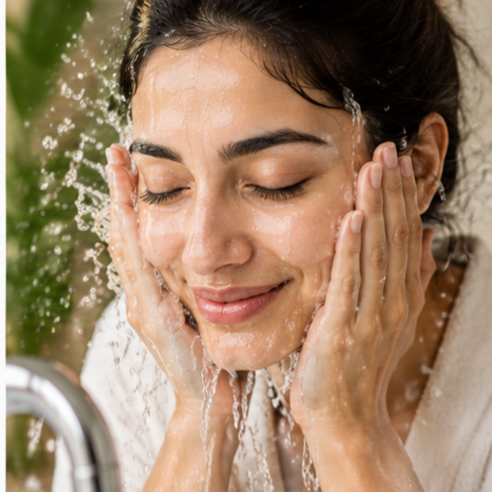 Wash Face With Mild Cleanser