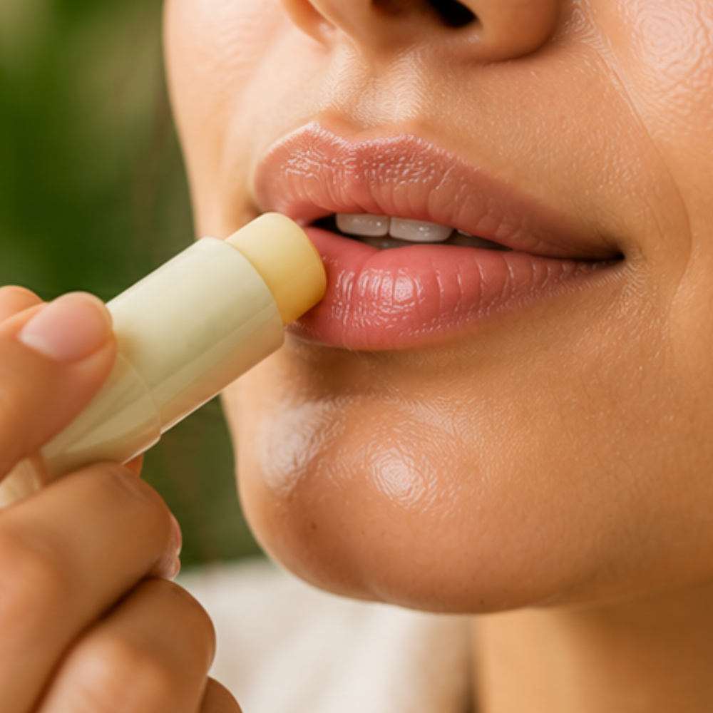 Press Lips Together Gently