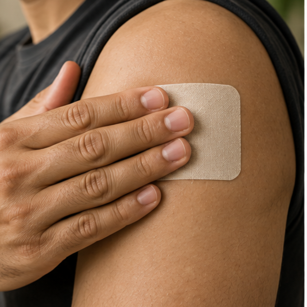 Press Firmly Over Pain Site