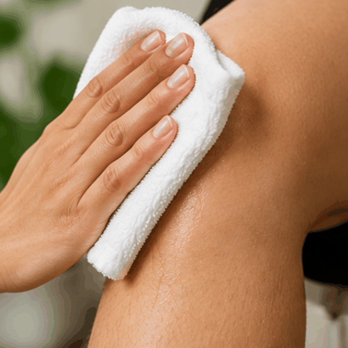 Clean And Dry Painful Area