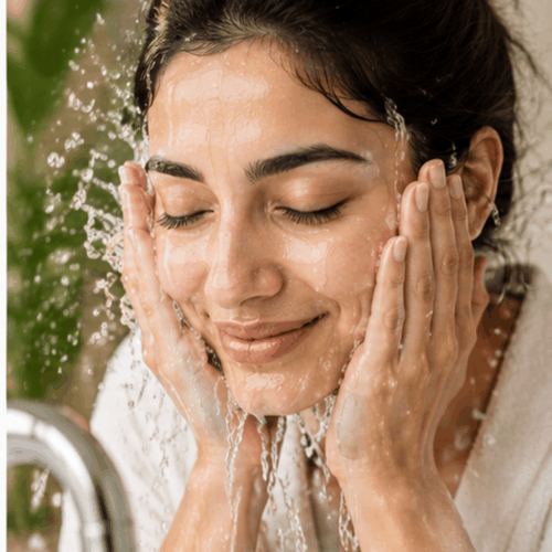Wash Face With Mild Cleanser