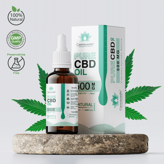 Cannavedic CBD Isolate Tincture Natural