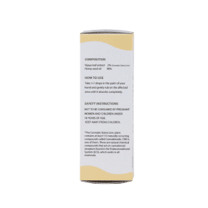 Cannaease Muscle & Joint Pain Management Oil – Cannabis Leaf Extract 100 ml