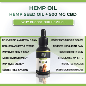 Cure By Design Hemp Oil for Pets with 500mg CBD