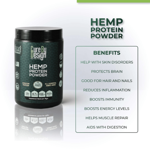 Cure By Design Hemp Protein Powder