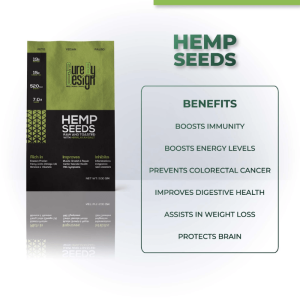 Cure By Design Hemp Seed - Full And Toasted