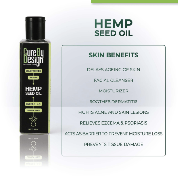 Cure By Design Hemp Seed Oil