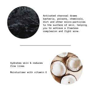 Satliva Hemp with Shea Butter and Activated Charcoal Body Soap Bar – Reduces Acne, Blackheads & Removes Dead Cells