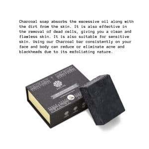 Satliva Hemp with Shea Butter and Activated Charcoal Body Soap Bar – Reduces Acne, Blackheads & Removes Dead Cells
