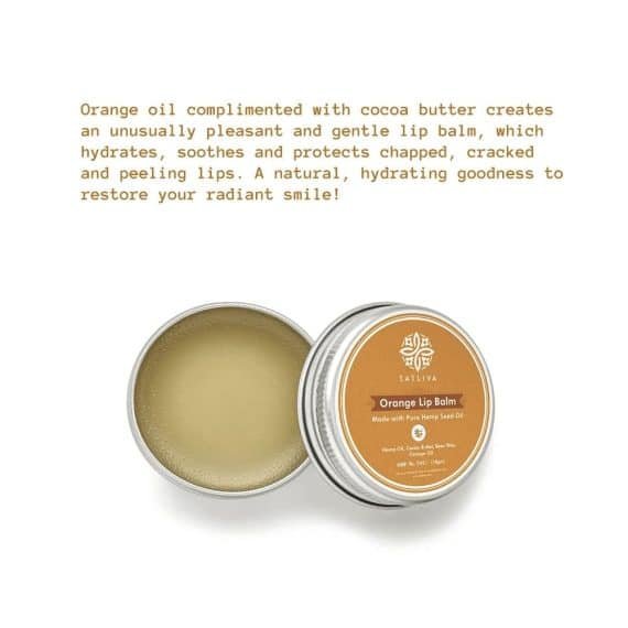 Satliva Orange Lip Balm