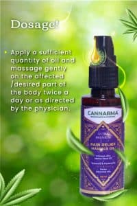 Cannarma ULTRA PREMIUM Pain Relief Massage oil
