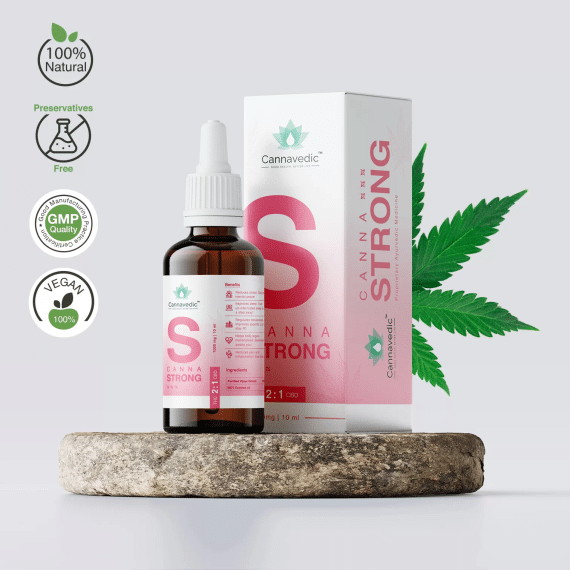 CannaStrong THC+CBD Oil (2:1|THC:CBD) 1000mg | 10ml