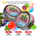 Canna Gummies - Cannabis Infused Gummies 1:1 - Mix Fruits