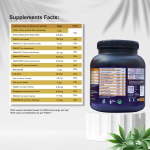 Hemp Tribe Muscle Fit Whey Protein with Hemp