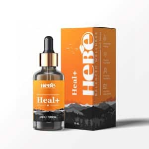 Hebe Heal+ - 7000mg (1:4 CBD:THC Ratio)  - Full Spectrum CBD Oil for Pain Relief, Restful Sleep and Stress
