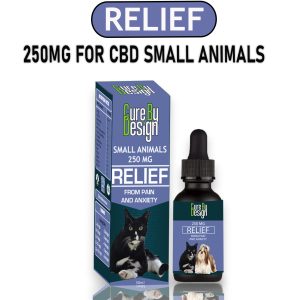 Cure By Design Relief 250mg CBD for Small Animals 