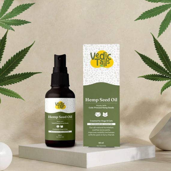 Vedic Tails Cold pressed Hemp Seed Oil