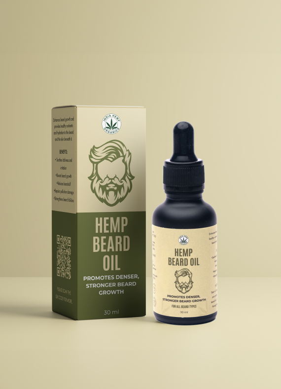 India Hemp Organics Hemp Beard Oil