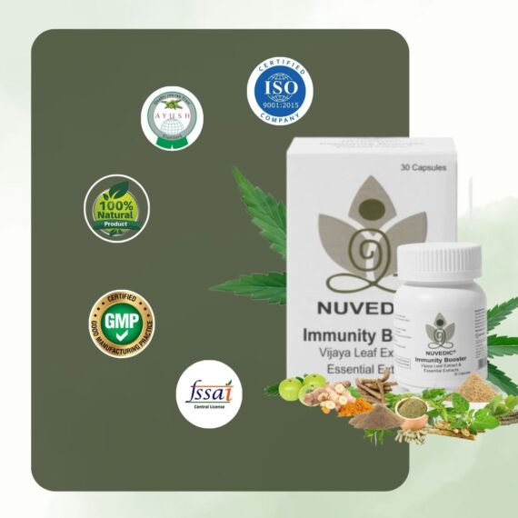 Nuvedic Immunity Booster Capsules – Ayurvedic Immune Support | Detox & Wellness Formula