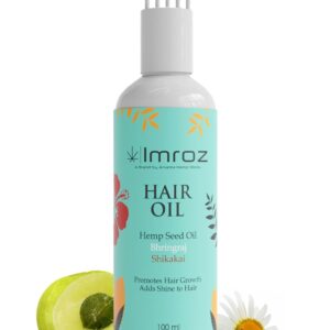 Imroz Hair Oil with Bhringraj, Hemp Seed Oil & Shikakai