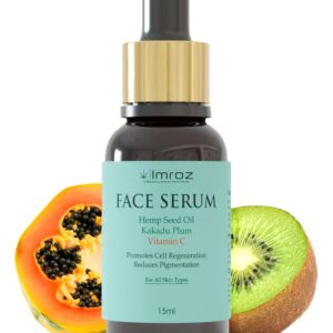 Imroz Face Serum with Vitamin C, Hemp Seed Oil & Kakadu Plum