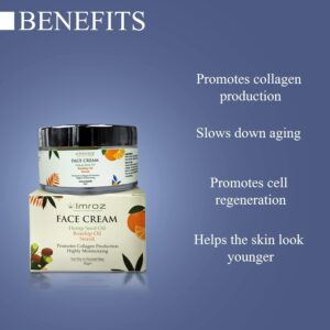 Imroz Face Cream with Hemp Seed oil & Rosehip Oil