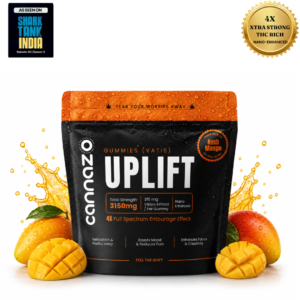 Cannazo- Uplift Gummies (Full spectrum + Terpenes – 500mg with 315mg active cannabinoids)