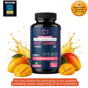 Cannazo- Uplift Gummies (Full spectrum + Terpenes – 500mg with 315mg active cannabinoids)