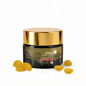 Polyherbs CHILL Golden Super Strong CBD THC Gummies 250mg Per Gummy