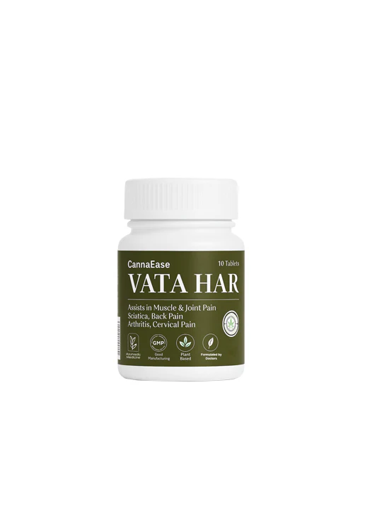 Cannaease Vatahar Tablet | For Muscle & Joint Pain Relief, Sciatica, Back Pain, Arthritis, Cervical Pain