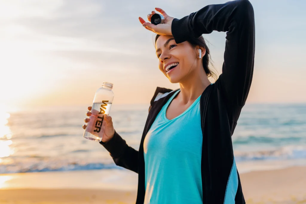 positive impact of CBD on high metabolism slim women